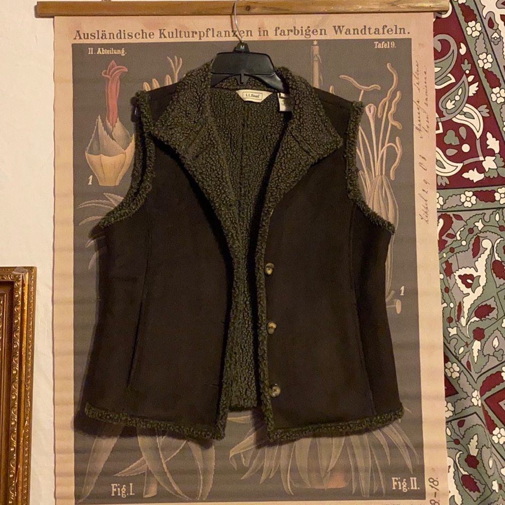 Vintage LL Bean Suede Vest